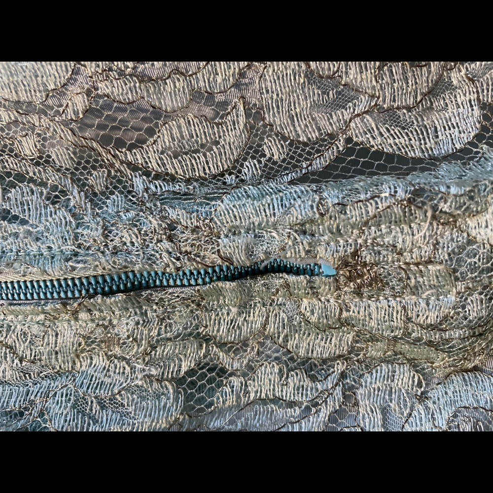 Stunning vintage Tiffany blue 60s cocktail dress! - Picture 10 of 15